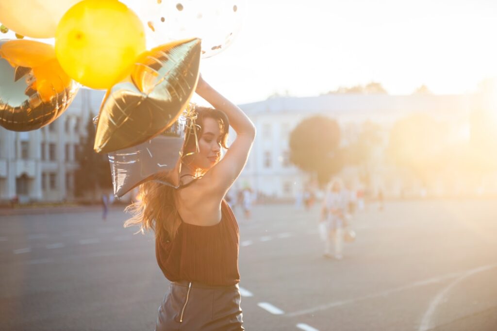 Celebrating becoming debt free after paying off credit card debt